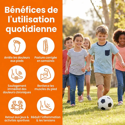 Semelles enfant – Corrige le mauvais appui et améliore la posture