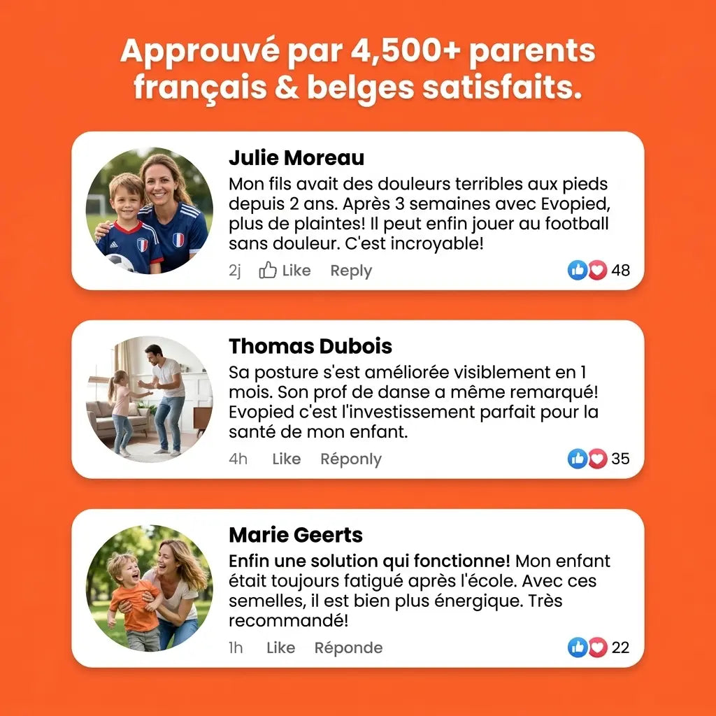 Semelles enfant – Corrige le mauvais appui et améliore la posture